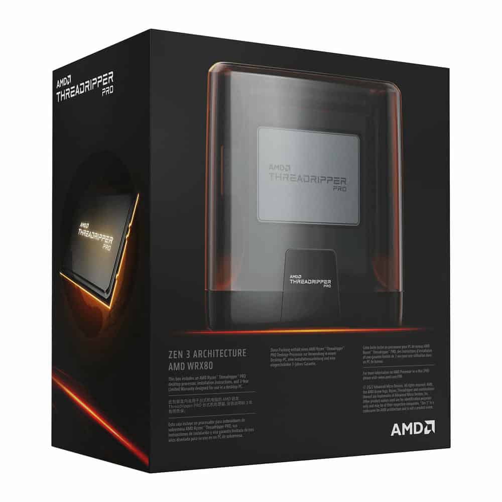 (image for) AMD Ryzen Threadripper PRO 5975WX 32 Core WRX8 CPU-Processor